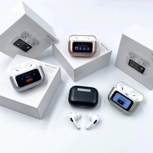 A9 Pro Metal Wireless Earbuds with LED Display