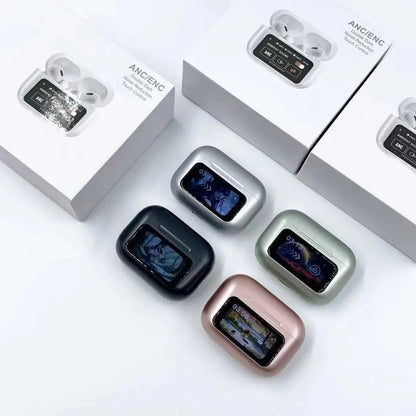 A9 Pro Metal Wireless Earbuds with LED Display