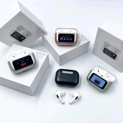 A9 Pro Metal Wireless Earbuds with LED Display