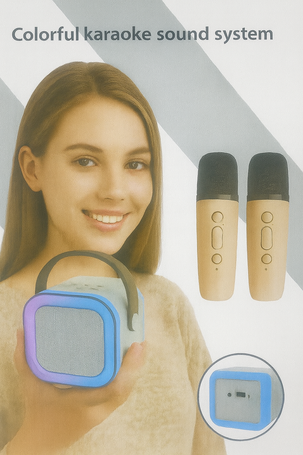 Colorful Karaoke Sound System