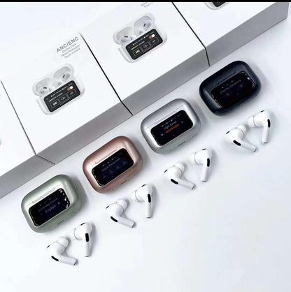 A9 Pro Metal Wireless Earbuds with LED Display